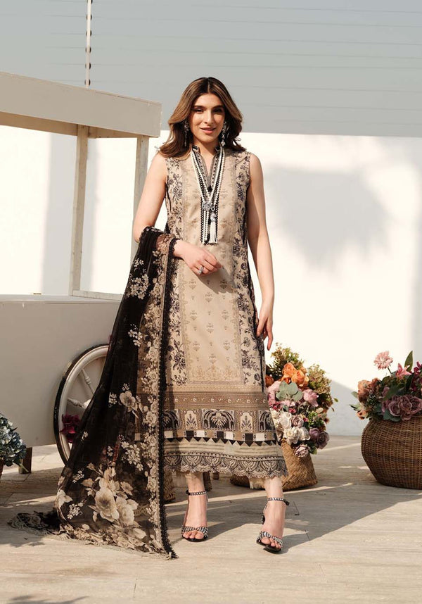 Zarqash | Luxe Lawn 24 | ZQ 1 - by - Libasekhas UK - Registered Vendor of : Zarqash - 100% Original Designer Dresss