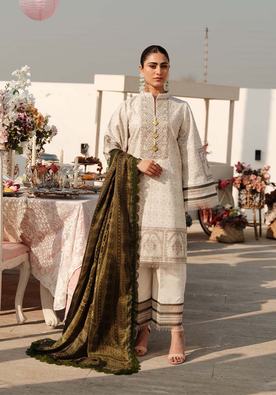 Zarqash | Luxe Lawn 24 | ZQ 9 - by - Libasekhas UK - Registered Vendor of : Zarqash - 100% Original Designer Dresss