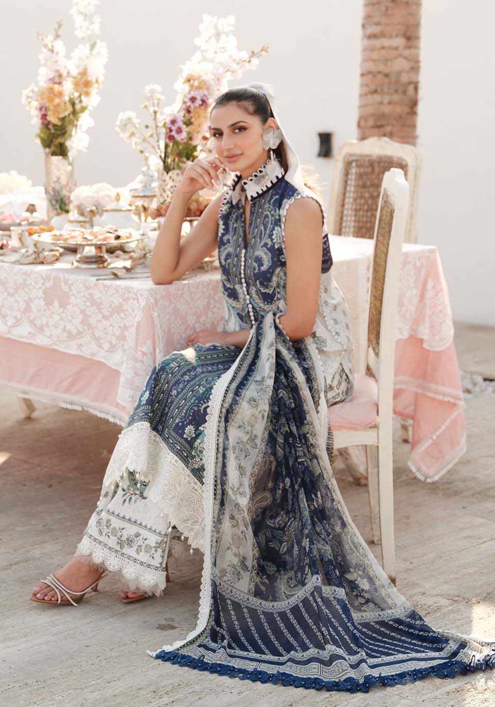 Zarqash | Luxe Lawn 24 | ZQ 10 - by - Libasekhas UK - Registered Vendor of : Zarqash - 100% Original Designer Dresss