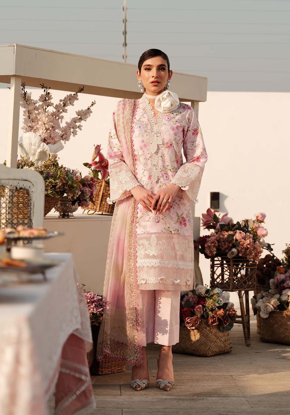 Zarqash | Luxe Lawn 24 | ZQ 12 - by - Libasekhas UK - Registered Vendor of : Zarqash - 100% Original Designer Dresss