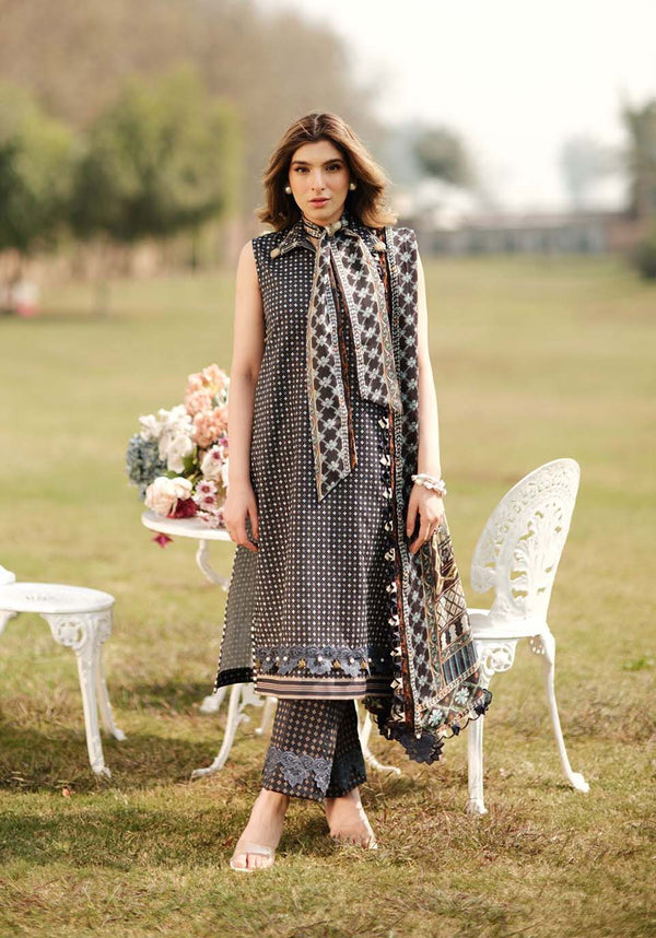 Zarqash | Luxe Lawn 24 | ZQ 2 - by - Libasekhas UK - Registered Vendor of : Zarqash - 100% Original Designer Dresss
