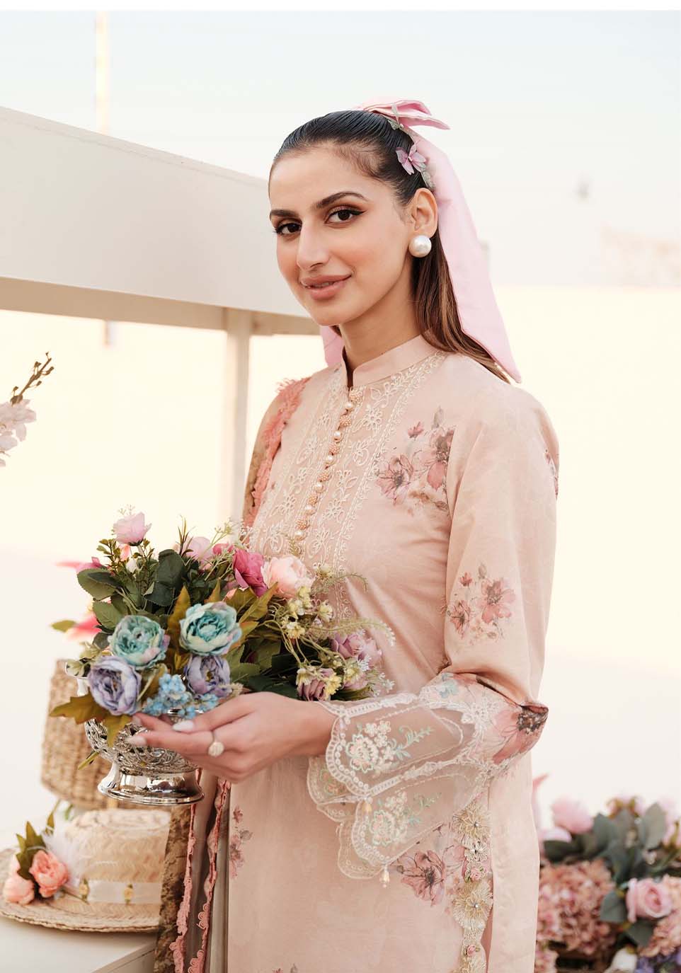 Zarqash | Luxe Lawn 24 | ZQ 11 - by - Libasekhas UK - Registered Vendor of : Zarqash - 100% Original Designer Dresss