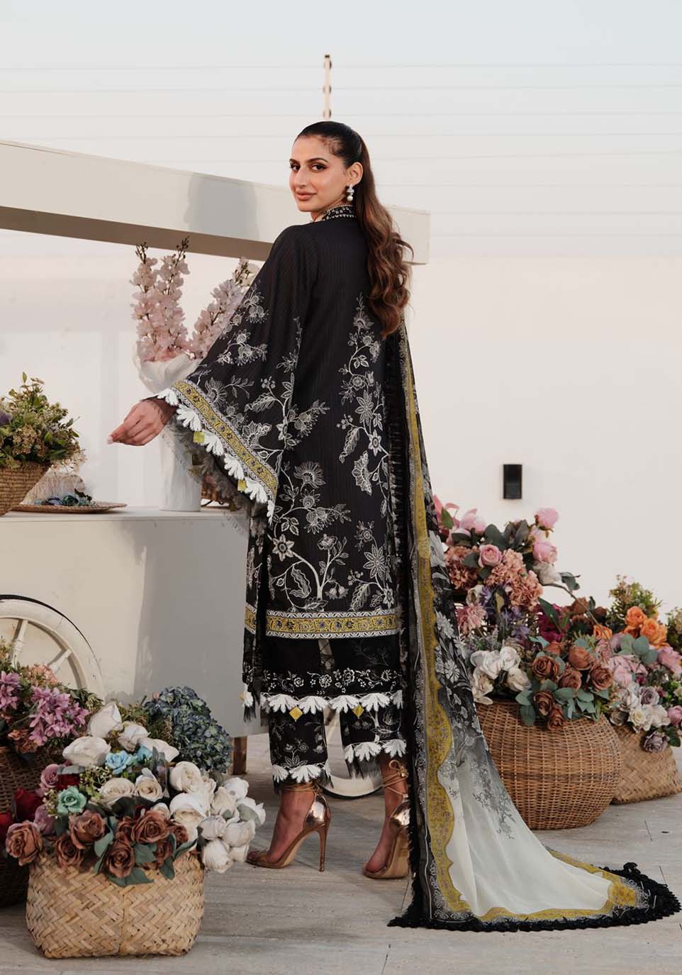 Zarqash | Luxe Lawn 24 | ZQ 14 - by - Libasekhas UK - Registered Vendor of : Zarqash - 100% Original Designer Dresss