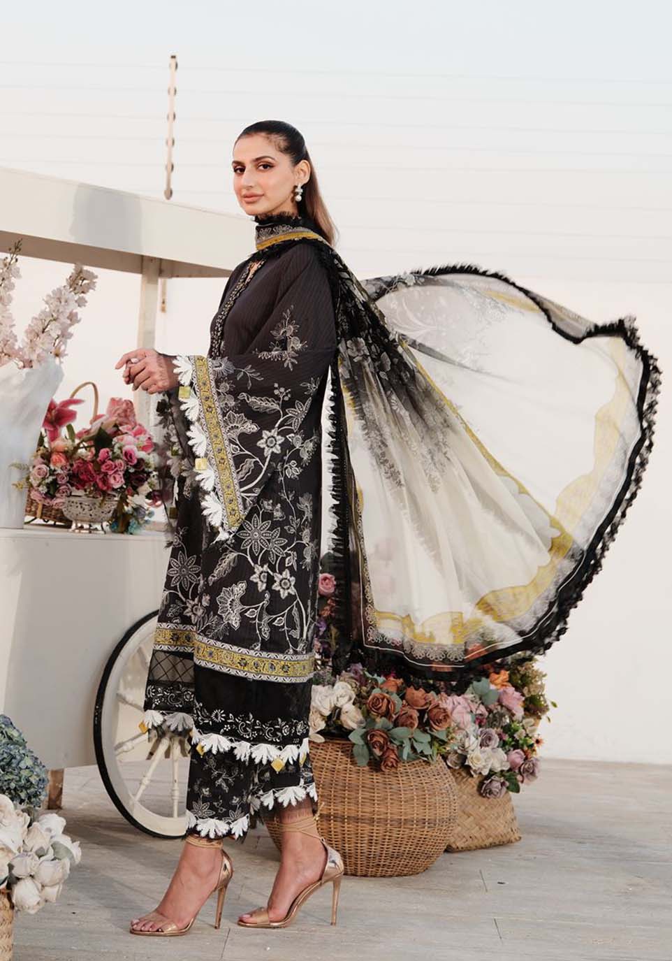 Zarqash | Luxe Lawn 24 | ZQ 14 - by - Libasekhas UK - Registered Vendor of : Zarqash - 100% Original Designer Dresss