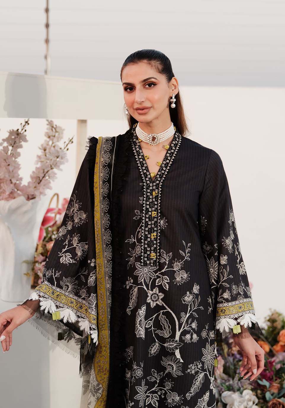 Zarqash | Luxe Lawn 24 | ZQ 14 - by - Libasekhas UK - Registered Vendor of : Zarqash - 100% Original Designer Dresss
