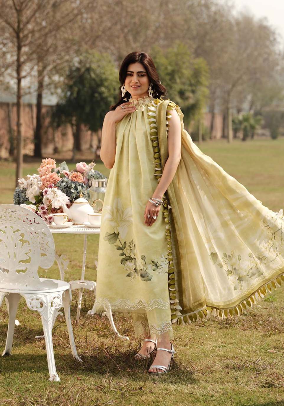 Zarqash | Luxe Lawn 24 | ZQ 13 - by - Libasekhas UK - Registered Vendor of : Zarqash - 100% Original Designer Dresss