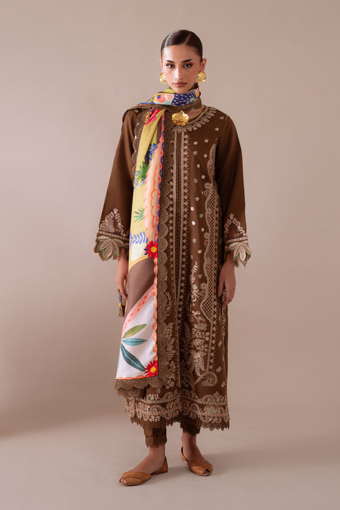 Aabyaan | Miraal Signature Embroidered Viscose 25 | ZARRAH (AV-06) - by Libasekhas UK - Registered Vendor of : Aabyaan - 100% Original Designer Dress