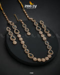 Serenity Mala Necklace - by - Libasekhas UK - Registered Vendor of : Zeesy - 100% Original Designer Dresss