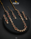 Serenity Mala Necklace - by - Libasekhas UK - Registered Vendor of : Zeesy - 100% Original Designer Dresss