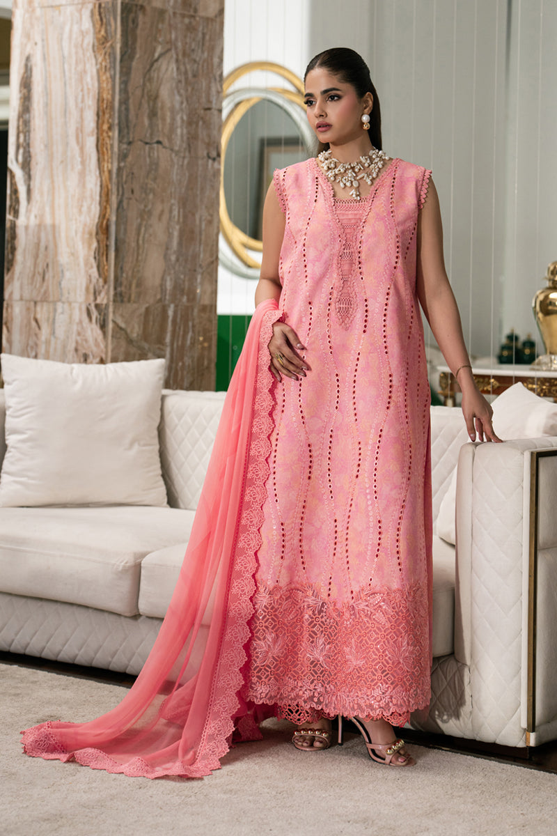 Rangrasiya | Carnation Eid Edit 26 | Zoey - by Libasekhas UK - Registered Vendor of : Rangrasiya - 100% Original Designer Dress