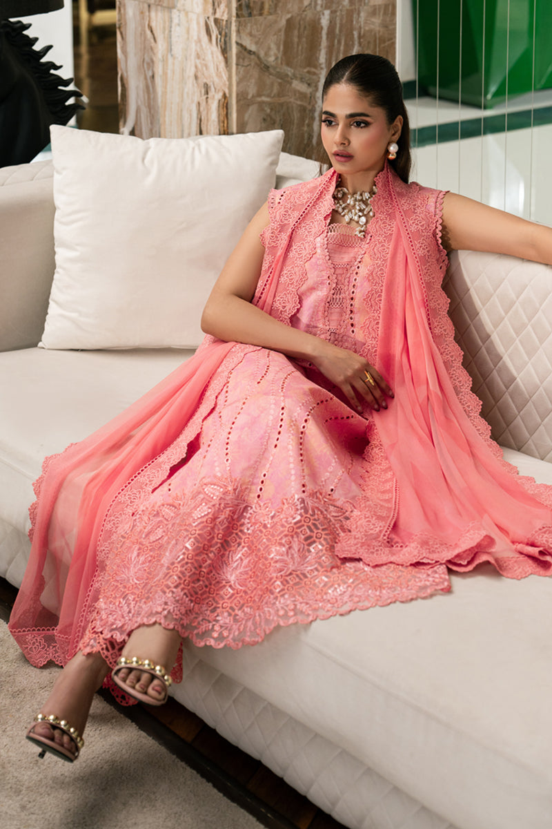 Rangrasiya | Carnation Eid Edit 26 | Zoey - by Libasekhas UK - Registered Vendor of : Rangrasiya - 100% Original Designer Dress
