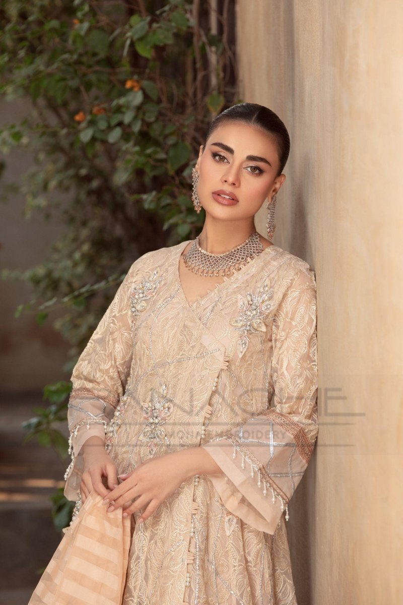 Panache | Pret | A Creamy Affair - by - Libasekhas UK - Registered Vendor of : Panache By Mona - 100% Original Designer Dresss