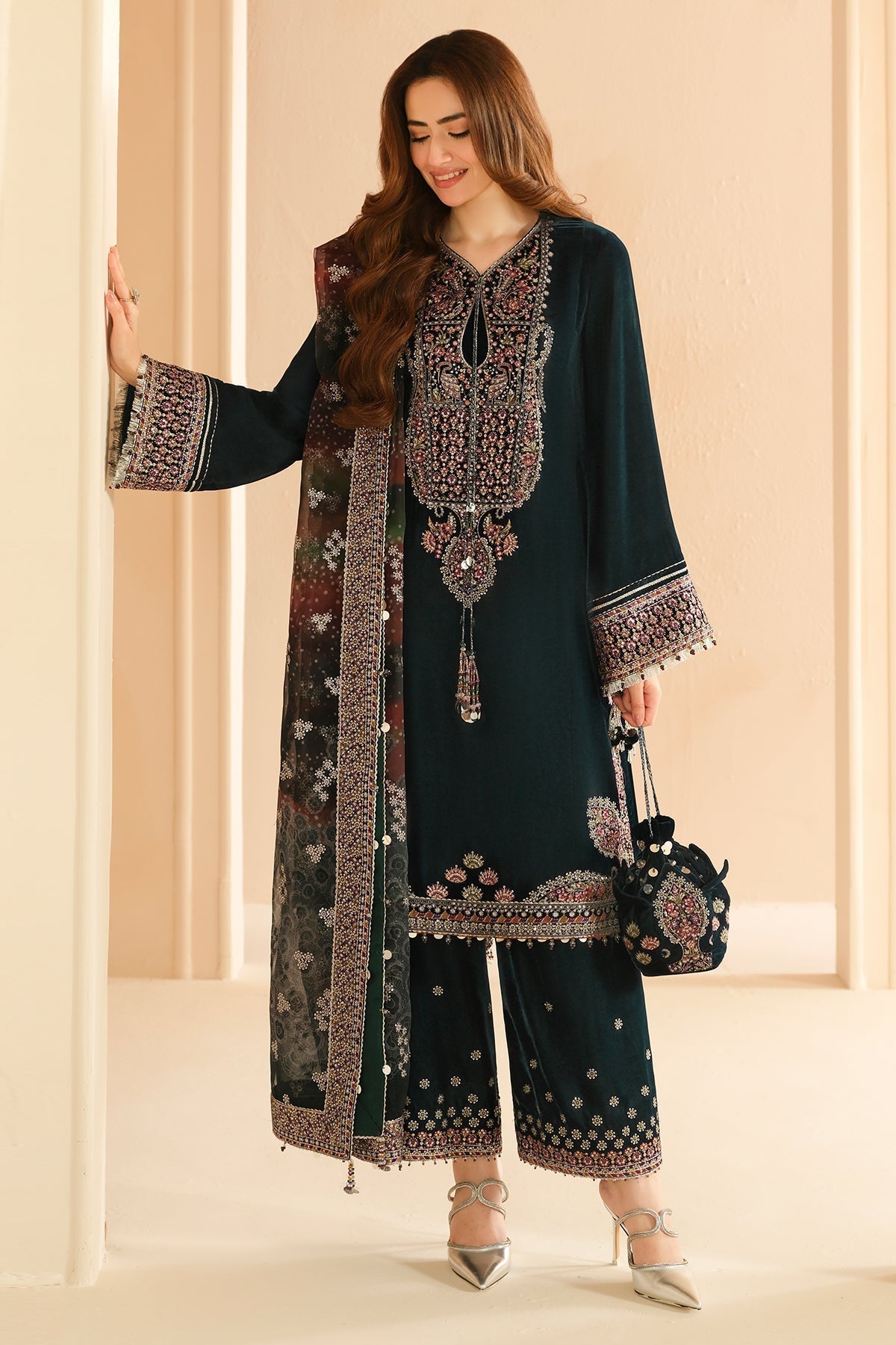 Jazmin | Velvet Edit 24 | Velvet Formal VF-2039 - by - Libasekhas UK - Registered Vendor of : Jazmin - 100% Original Designer Dresss