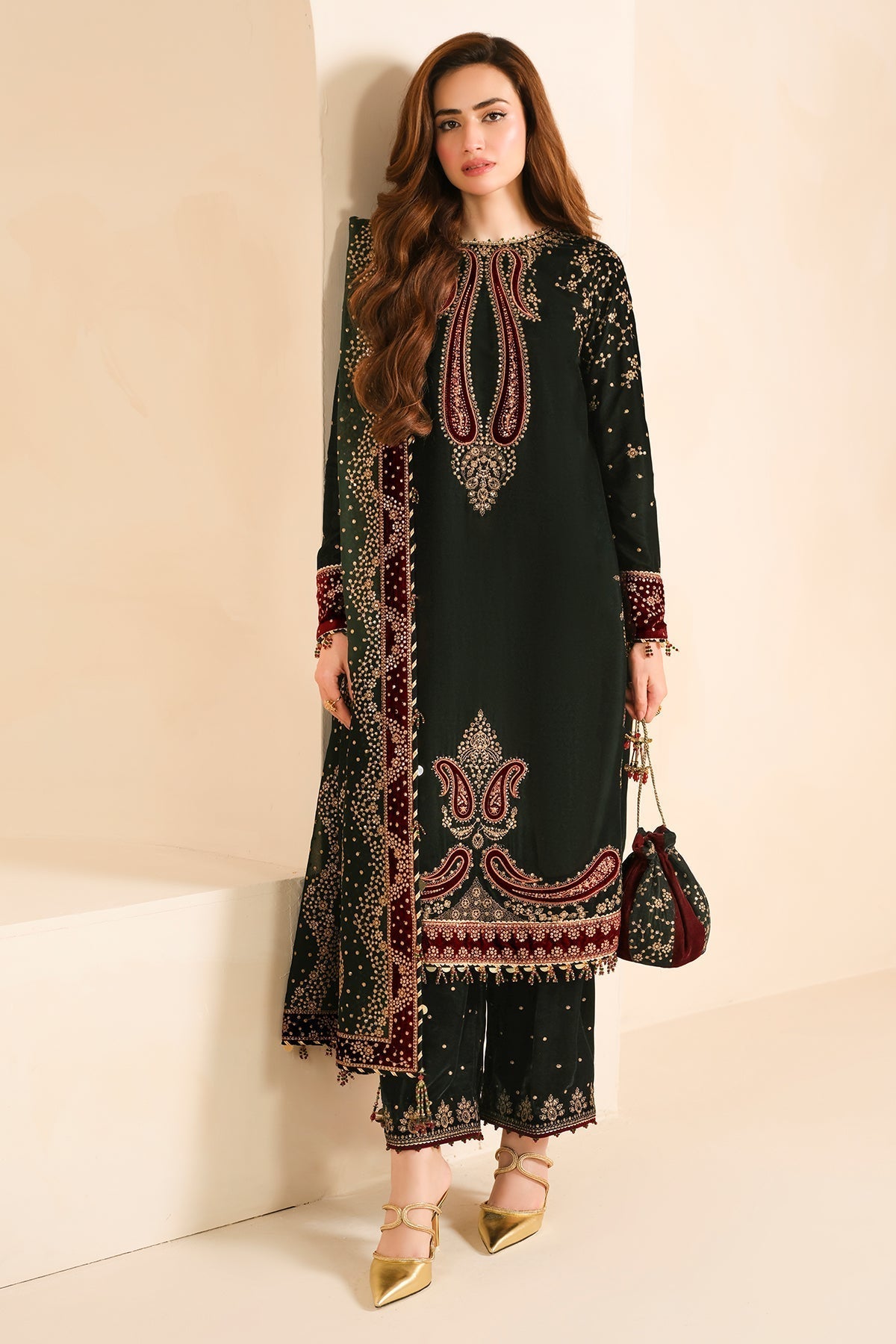 Jazmin | Velvet Edit 24 | Velvet Formal VF-2034 - by - Libasekhas UK - Registered Vendor of : Jazmin - 100% Original Designer Dresss