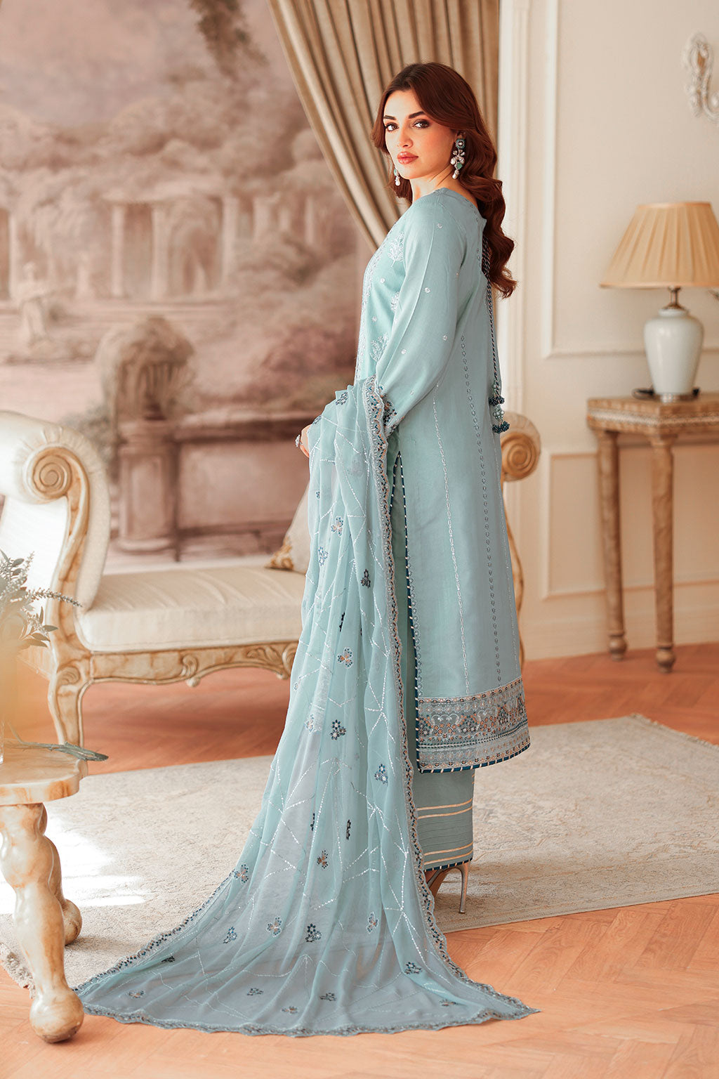 Ramsha | Aangan Luxury Raw silk | AA-204 - by Libasekhas UK - Registered Vendor of : Ramsha - 100% Original Designer Dress