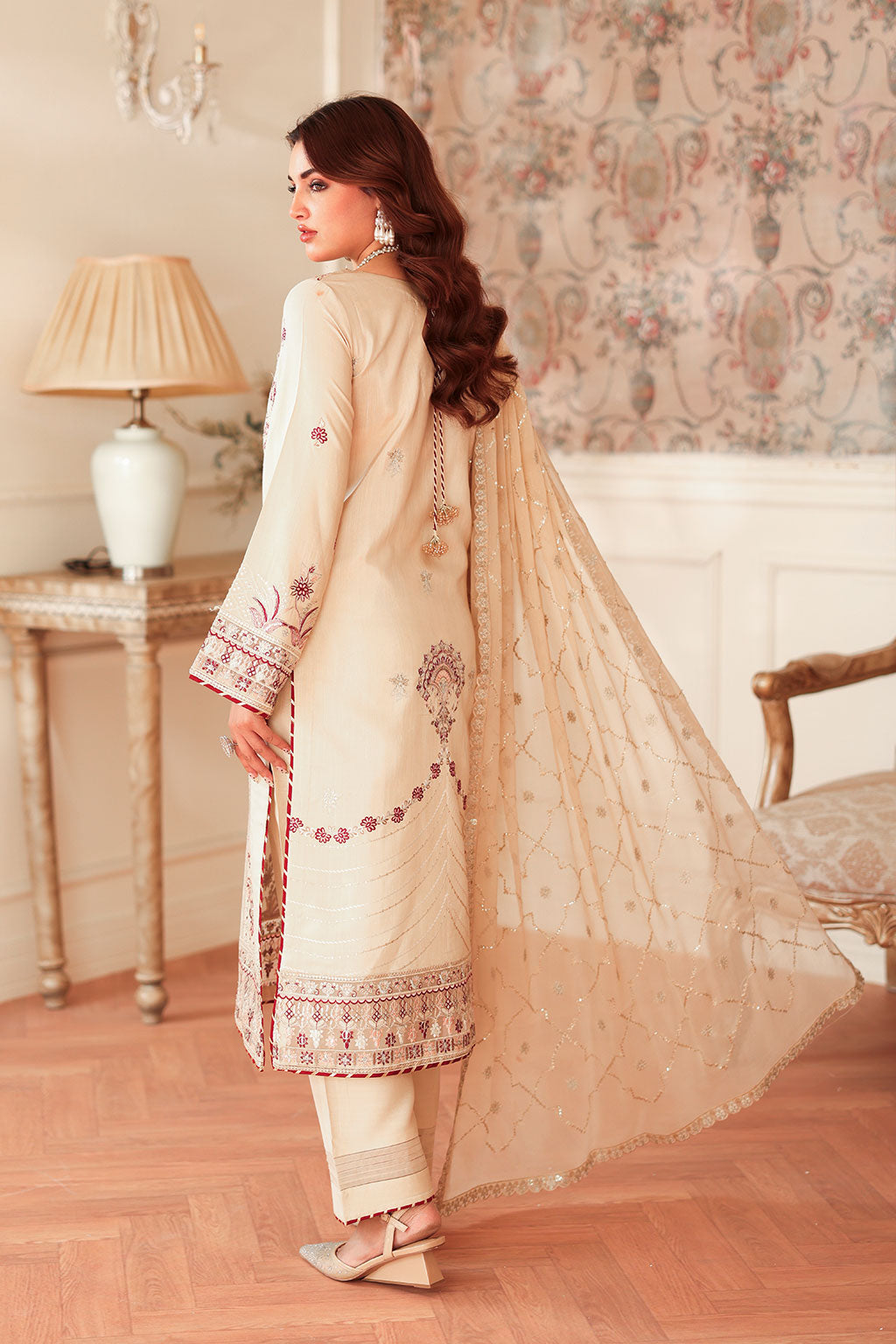 Ramsha | Aangan Luxury Raw silk | AA-207 - by Libasekhas UK - Registered Vendor of : Ramsha - 100% Original Designer Dress