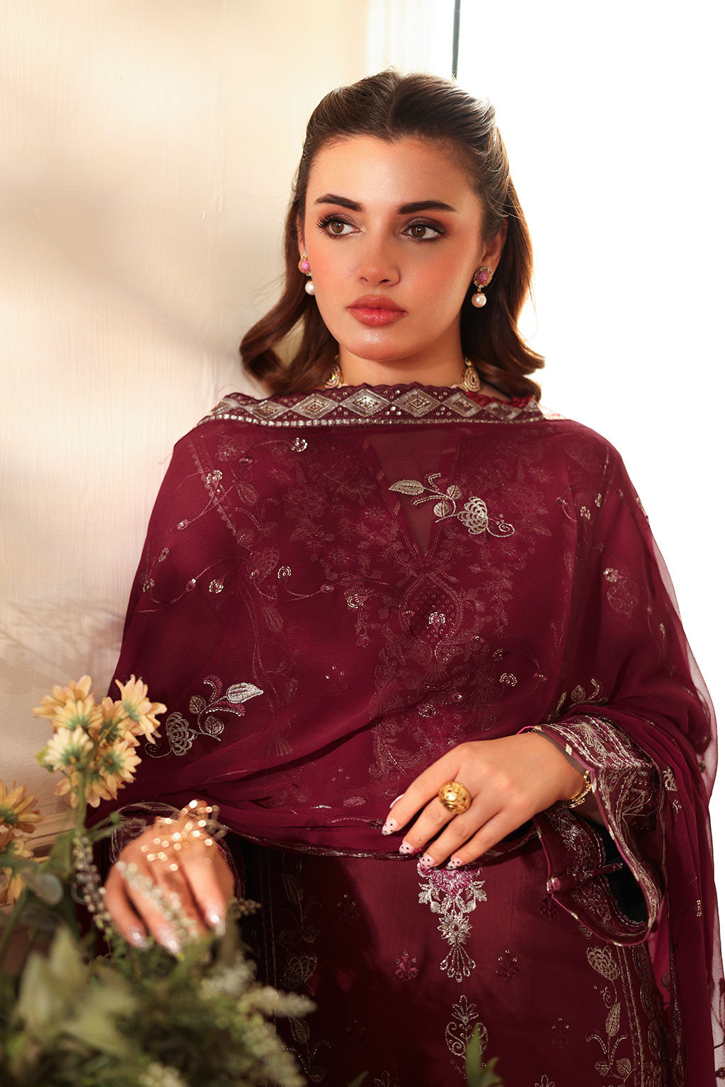 Ramsha | Aangan Luxury Raw silk | AA-203 - by Libasekhas UK - Registered Vendor of : Ramsha - 100% Original Designer Dress