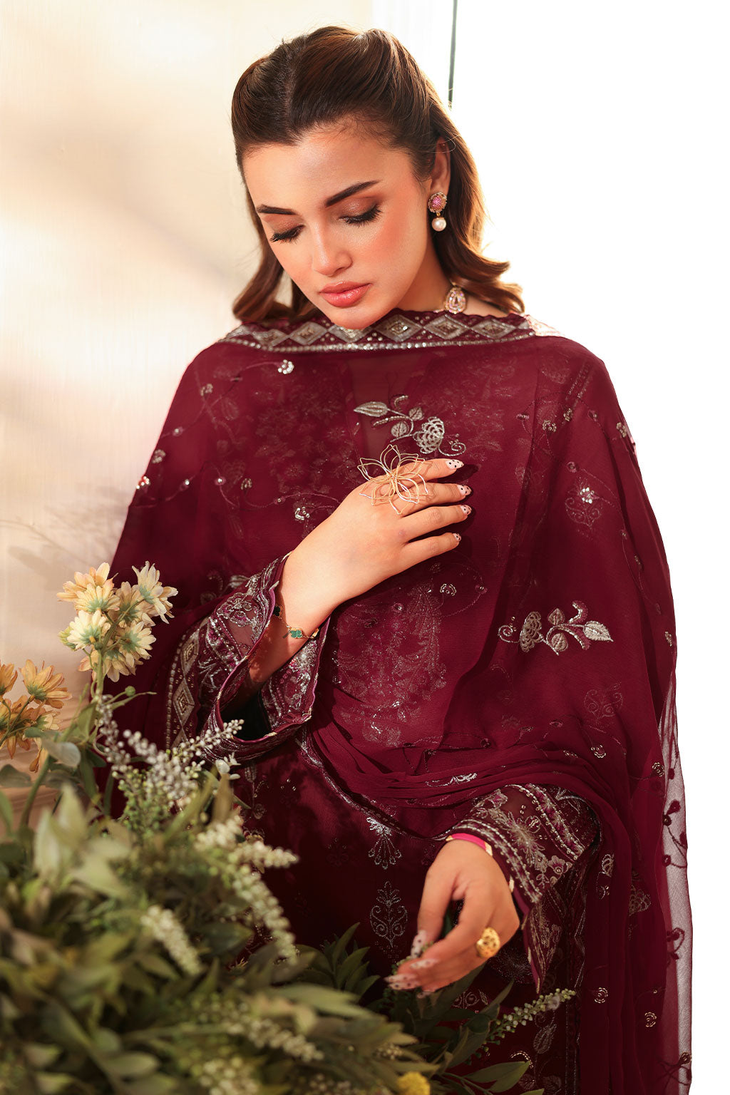 Ramsha | Aangan Luxury Raw silk | AA-203 - by Libasekhas UK - Registered Vendor of : Ramsha - 100% Original Designer Dress