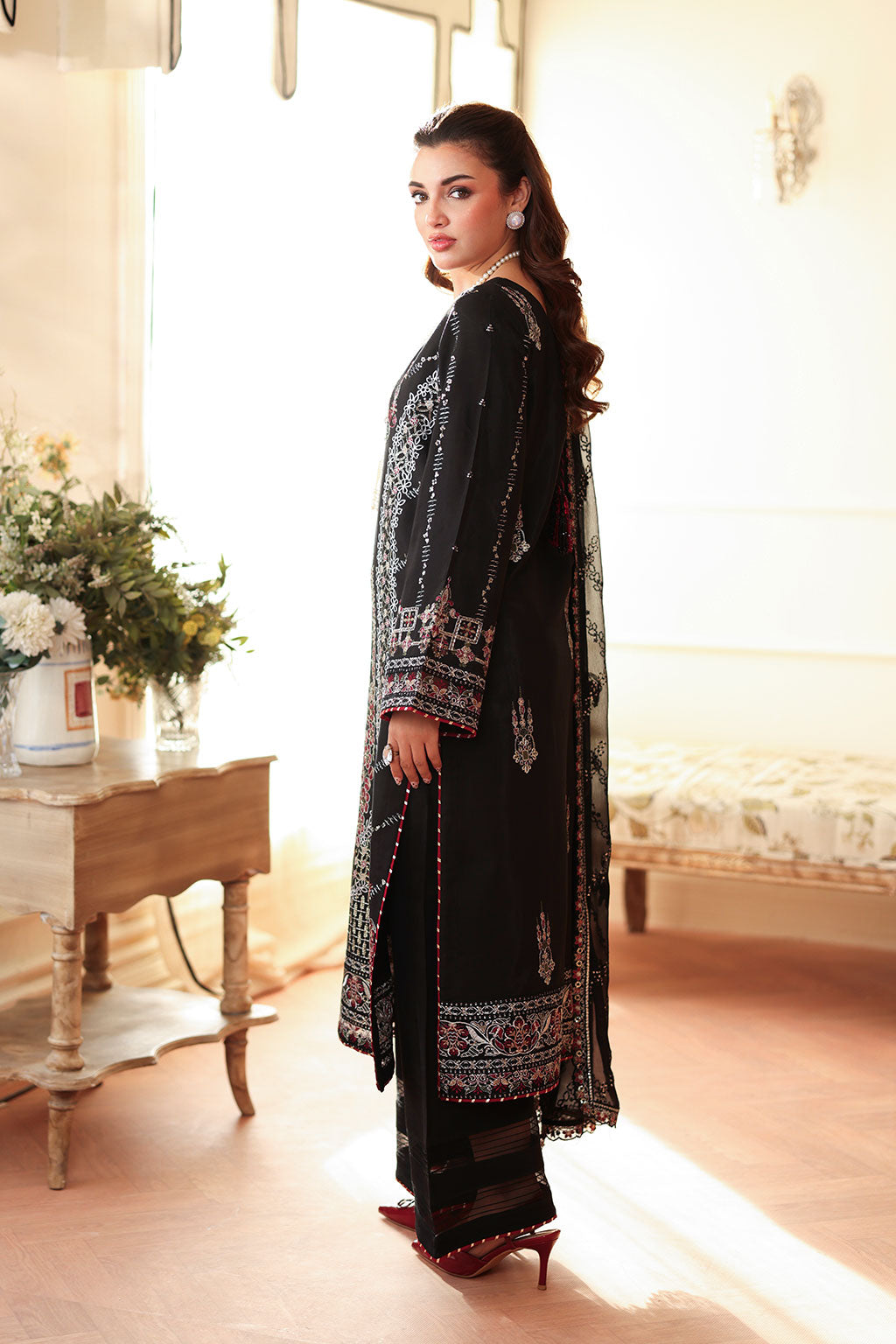 Ramsha | Aangan Luxury Raw silk | AA-206 - by Libasekhas UK - Registered Vendor of : Ramsha - 100% Original Designer Dress