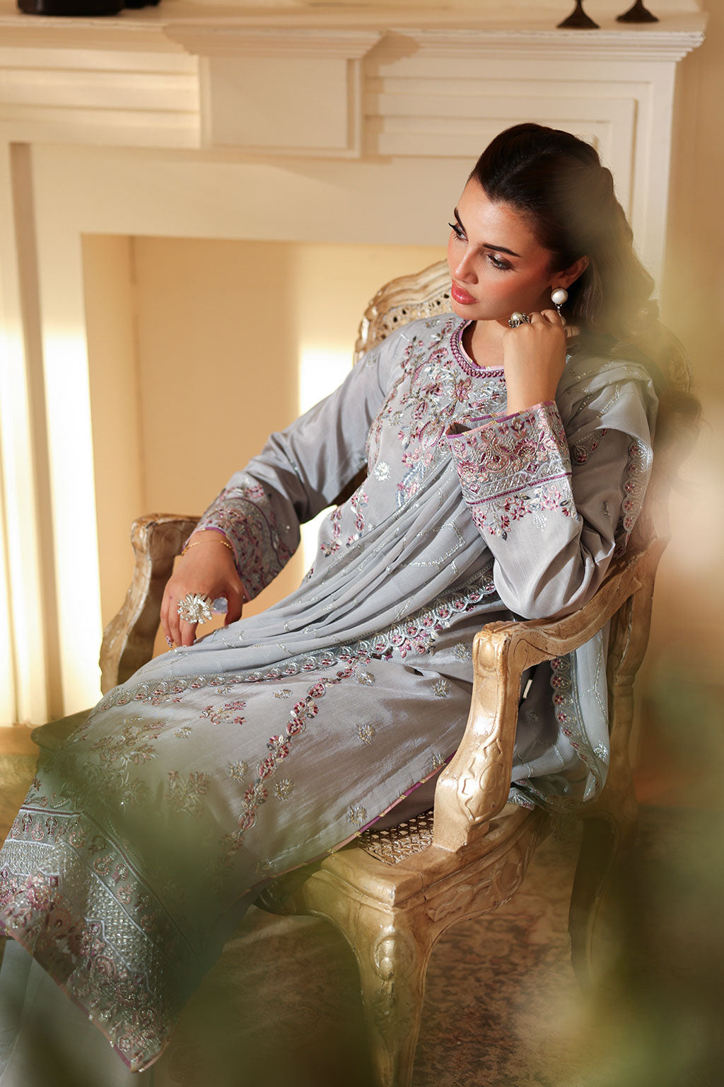Ramsha | Aangan Luxury Raw silk | AA-209 - by Libasekhas UK - Registered Vendor of : Ramsha - 100% Original Designer Dress
