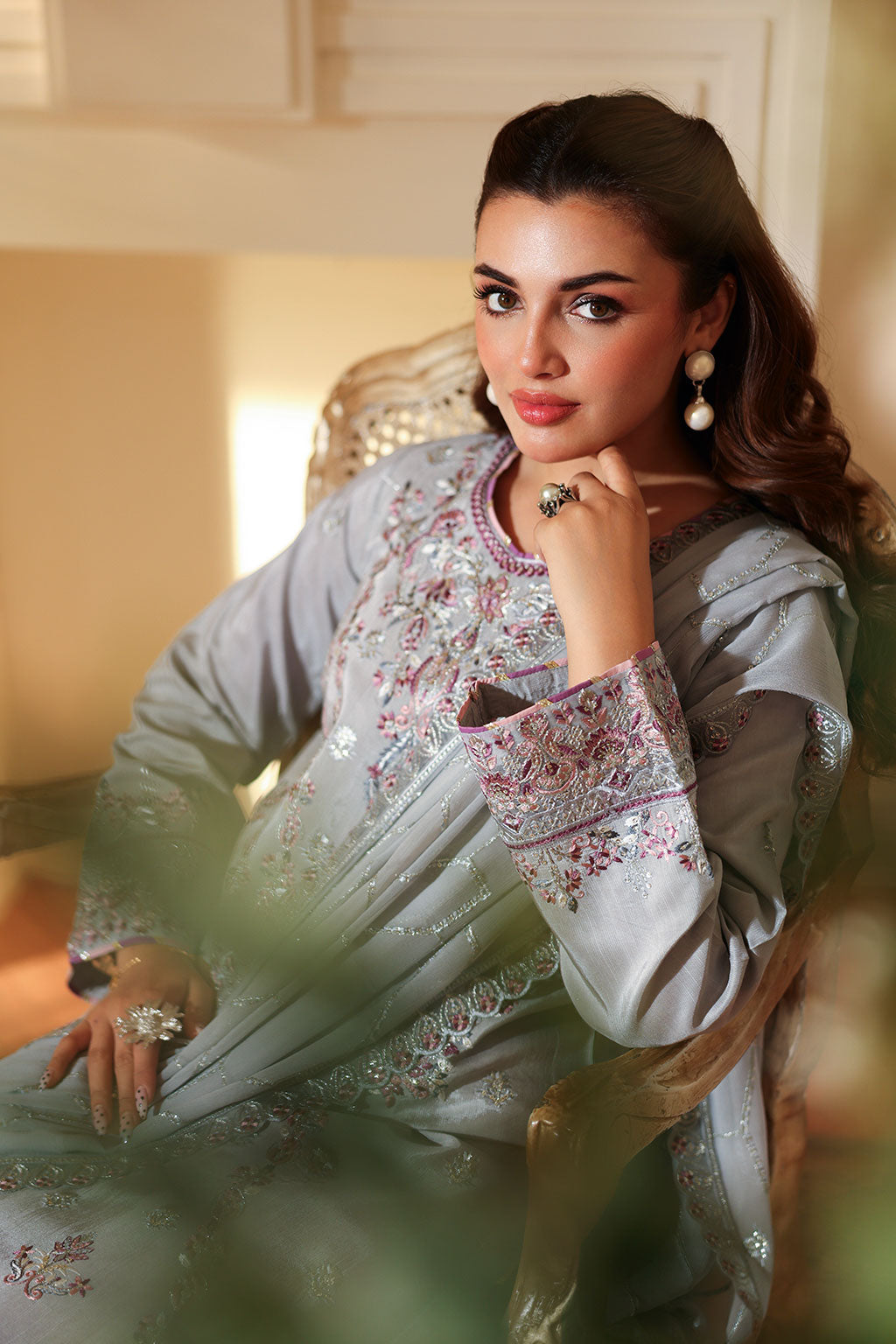 Ramsha | Aangan Luxury Raw silk | AA-209 - by Libasekhas UK - Registered Vendor of : Ramsha - 100% Original Designer Dress