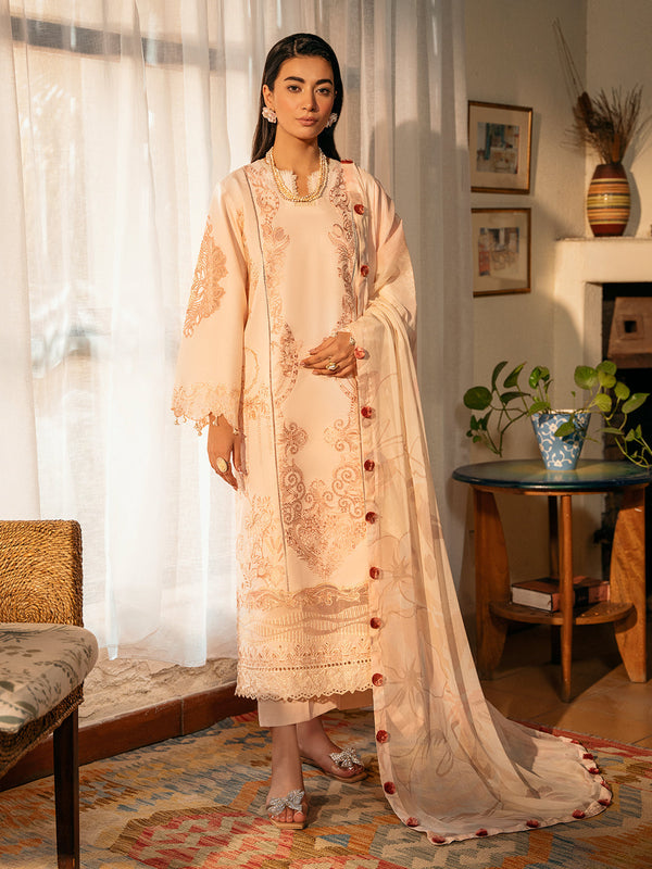 Izel | Dastak Luxury Lawn | AARZOO - by - Libasekhas UK - Registered Vendor of : Izel - 100% Original Designer Dresss