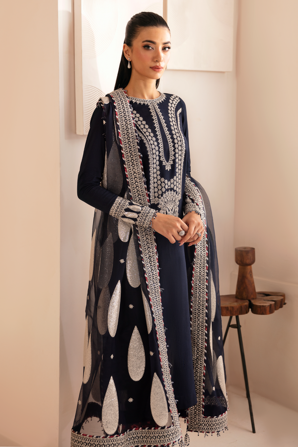Jazmin | Formals Collection | Raw Silk UR-7033 - by - Libasekhas UK - Registered Vendor of : Jazmin - 100% Original Designer Dresss
