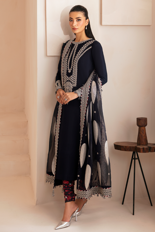 Jazmin | Formals Collection | Raw Silk UR-7033 - by - Libasekhas UK - Registered Vendor of : Jazmin - 100% Original Designer Dresss