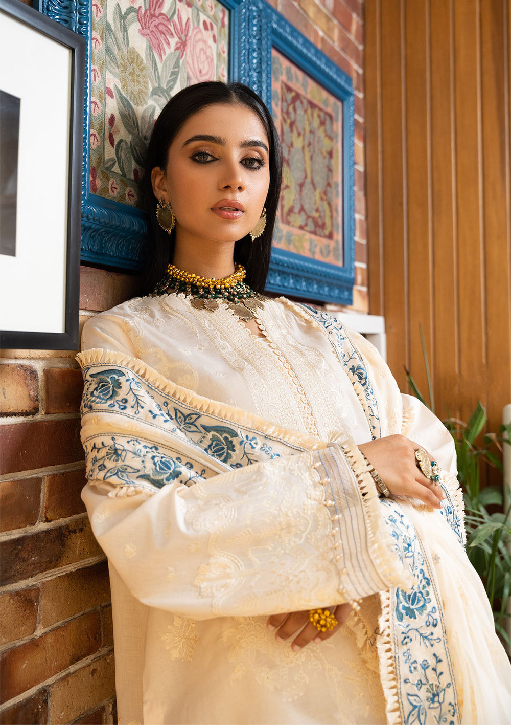 Aik Atelier | Samah Lawn 24 | LOOK 02 - by - Libasekhas UK - Registered Vendor of : Aik Atelier - 100% Original Designer Dresss
