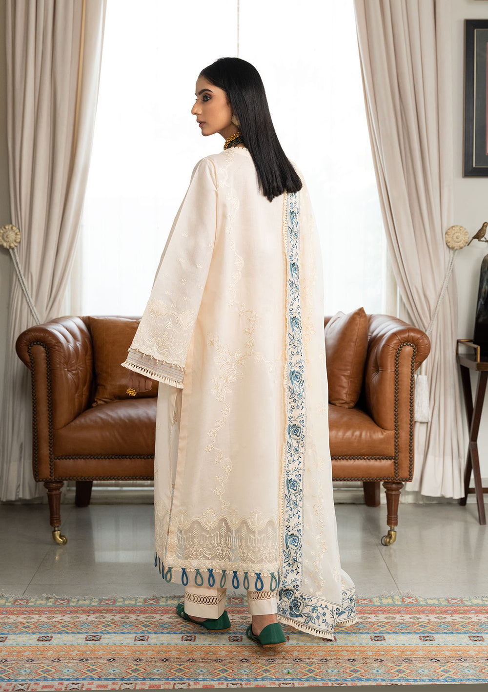 Aik Atelier | Samah Lawn 24 | LOOK 02 - by - Libasekhas UK - Registered Vendor of : Aik Atelier - 100% Original Designer Dresss