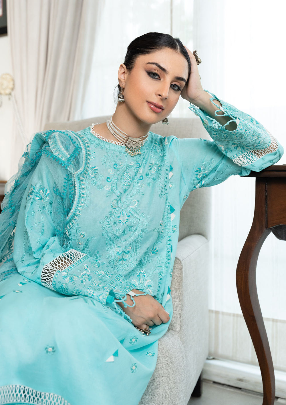 Aik Atelier | Samah Lawn 24 | LOOK 05 - by - Libasekhas UK - Registered Vendor of : Aik Atelier - 100% Original Designer Dresss