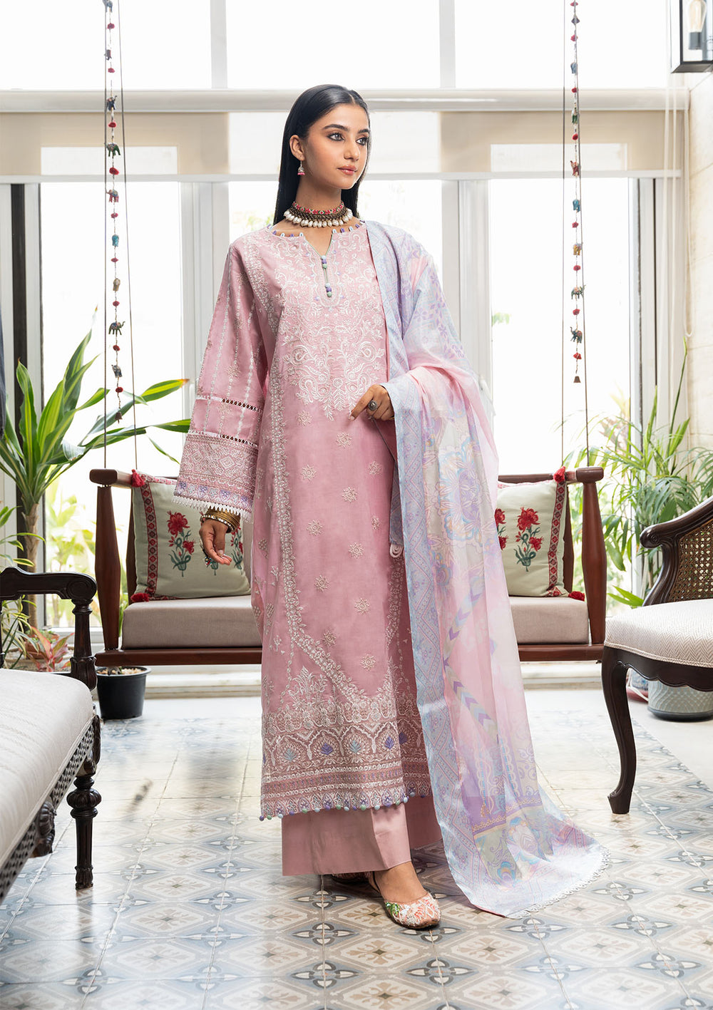Aik Atelier | Samah Lawn 24 | LOOK 06 - by - Libasekhas UK - Registered Vendor of : Aik Atelier - 100% Original Designer Dresss