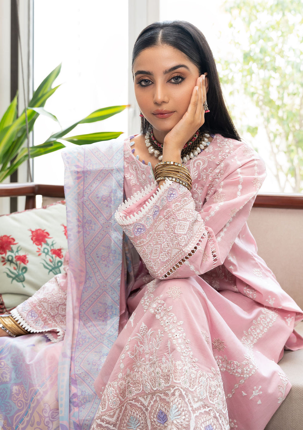 Aik Atelier | Samah Lawn 24 | LOOK 06 - by - Libasekhas UK - Registered Vendor of : Aik Atelier - 100% Original Designer Dresss