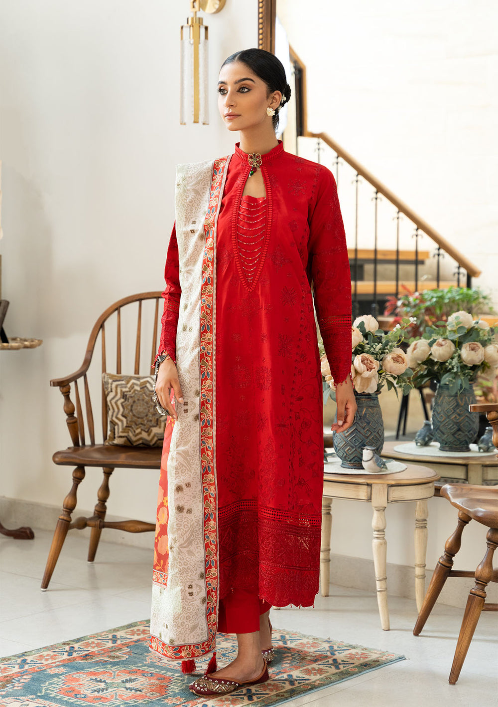 Aik Atelier | Samah Lawn 24 | LOOK 08 - by - Libasekhas UK - Registered Vendor of : Aik Atelier - 100% Original Designer Dresss