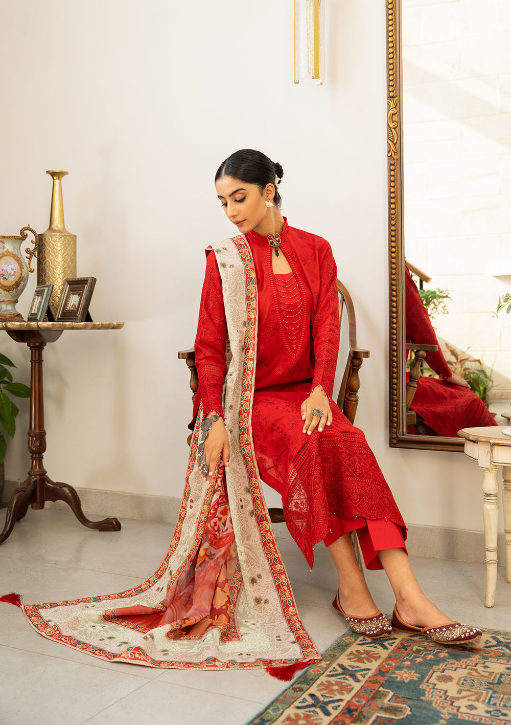 Aik Atelier | Samah Lawn 24 | LOOK 08 - by - Libasekhas UK - Registered Vendor of : Aik Atelier - 100% Original Designer Dresss