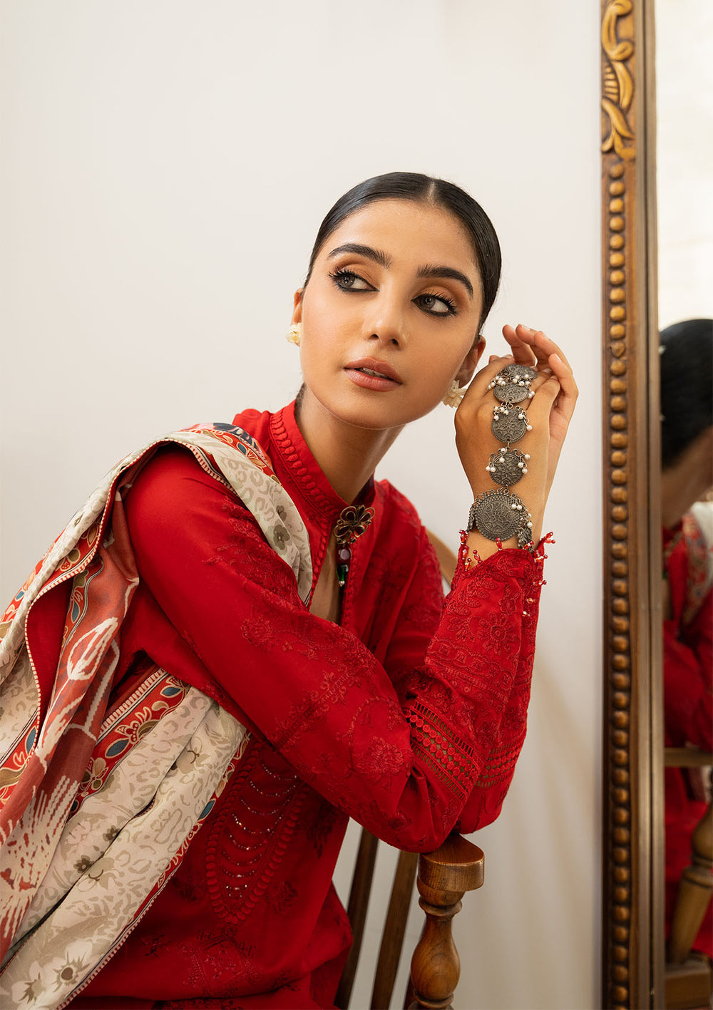 Aik Atelier | Samah Lawn 24 | LOOK 08 - by - Libasekhas UK - Registered Vendor of : Aik Atelier - 100% Original Designer Dresss