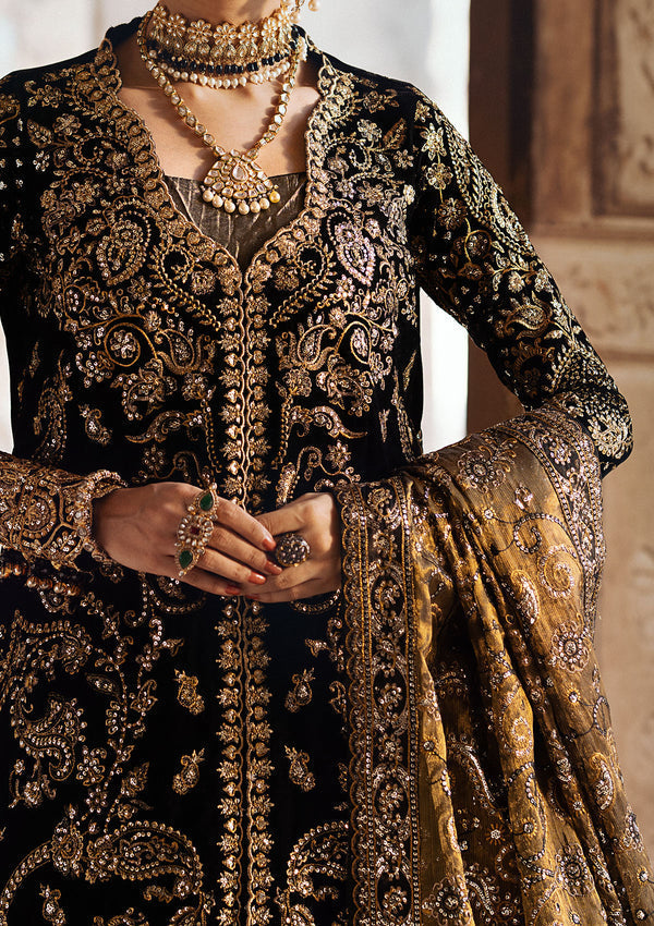 Aik Atelier | Dastoor Velvet 24 | DASTOOR - LOOK 08 - by - Libasekhas UK - Registered Vendor of : Aik Atelier - 100% Original Designer Dresss