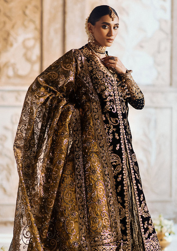 Aik Atelier | Dastoor Velvet 24 | DASTOOR - LOOK 08 - by - Libasekhas UK - Registered Vendor of : Aik Atelier - 100% Original Designer Dresss