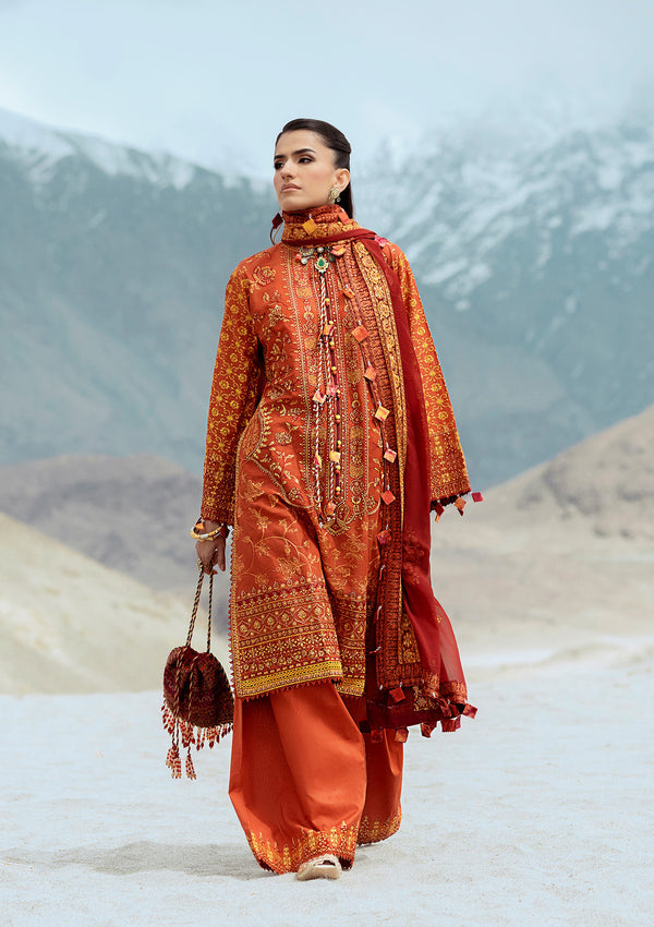 Rangrasiya | Lifestyle Summer Edit 25 | LOOK 07 - by - Libasekhas UK - Registered Vendor of : Aik Atelier - 100% Original Designer Dresss