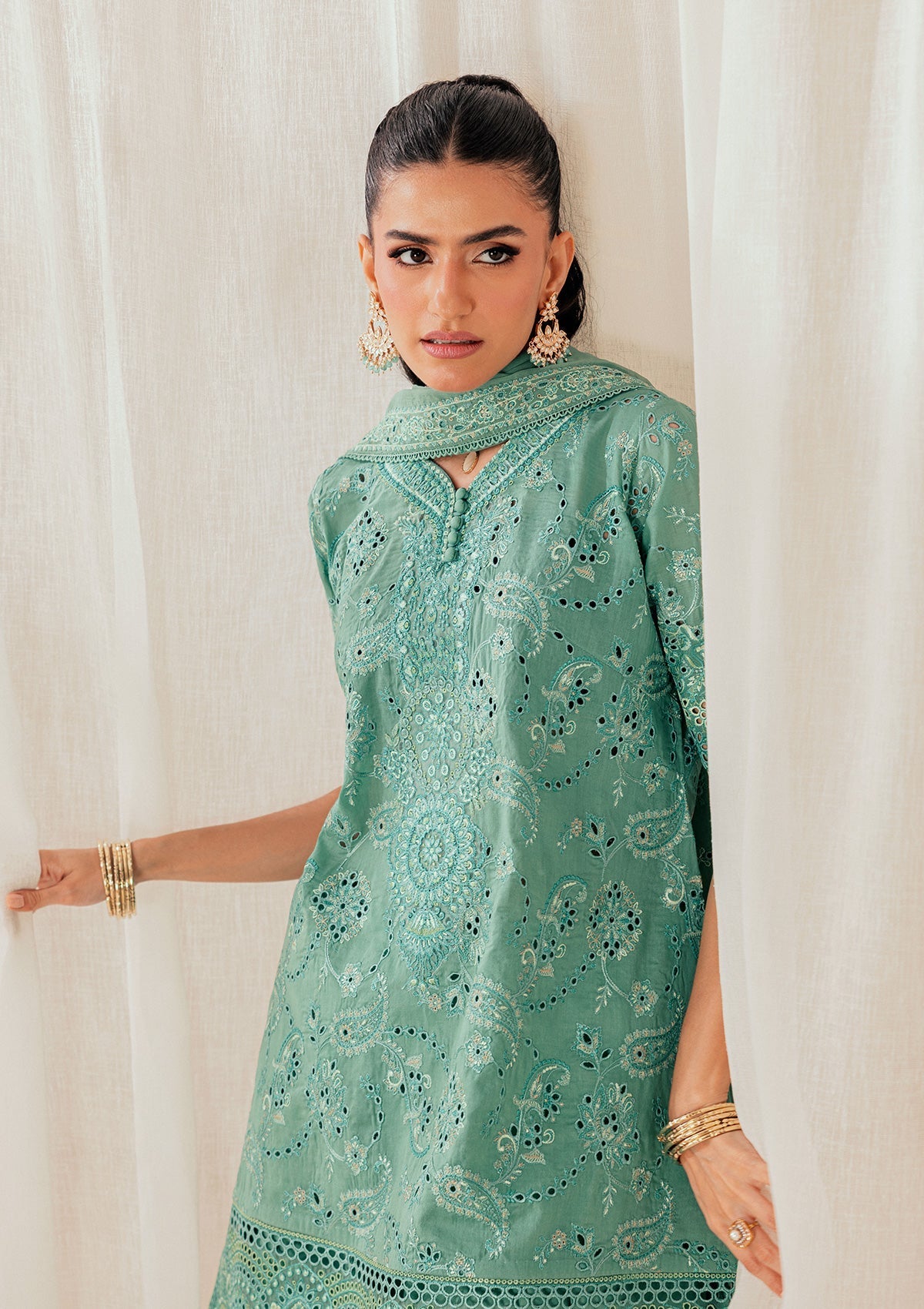 Aik Atelier | Lawn 26 | Look B2603A - by Libasekhas UK - Registered Vendor of : Aik Atelier - 100% Original Designer Dress
