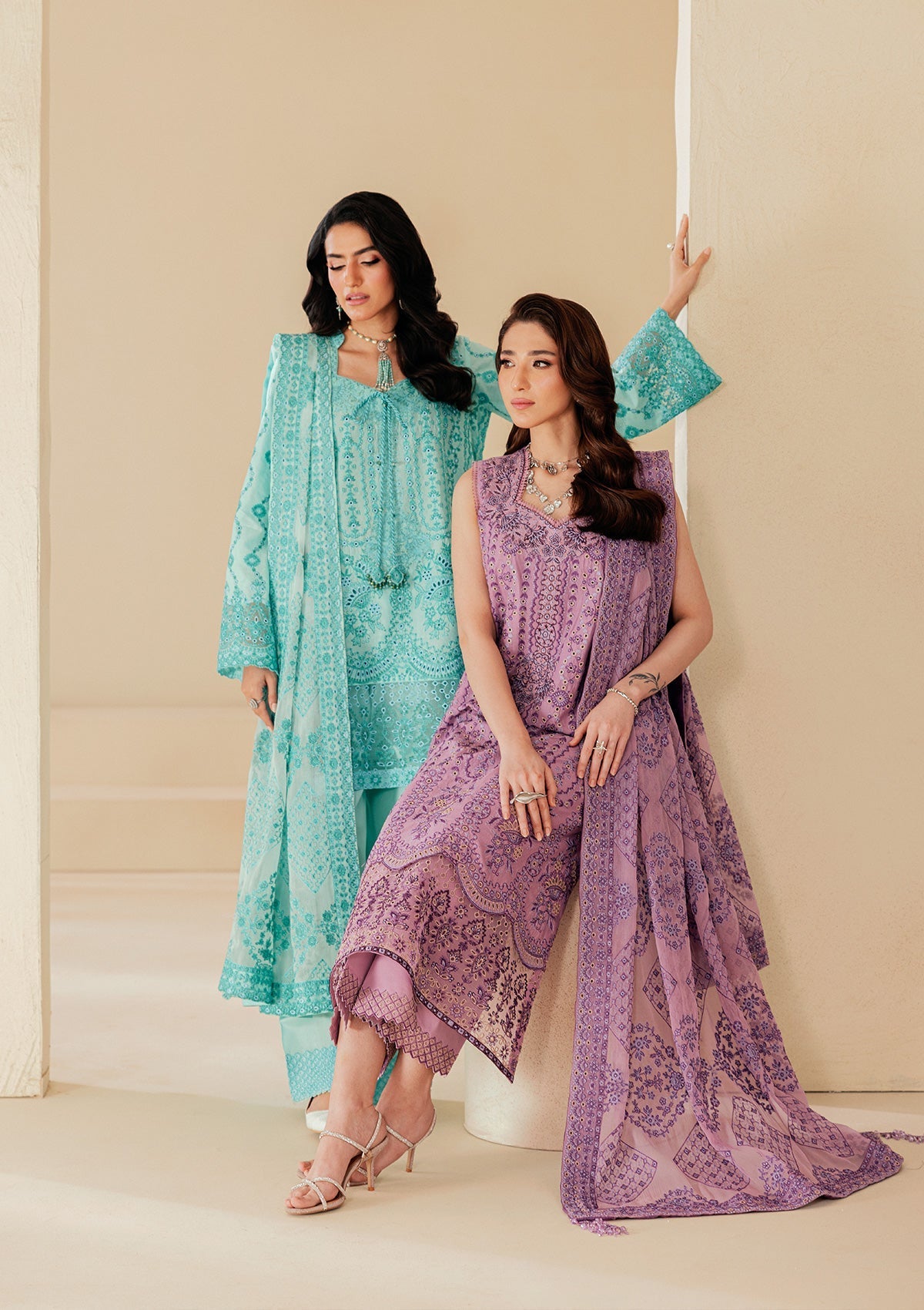 Aik Atelier | Lawn 26 | Look B2605A - by Libasekhas UK - Registered Vendor of : Aik Atelier - 100% Original Designer Dress