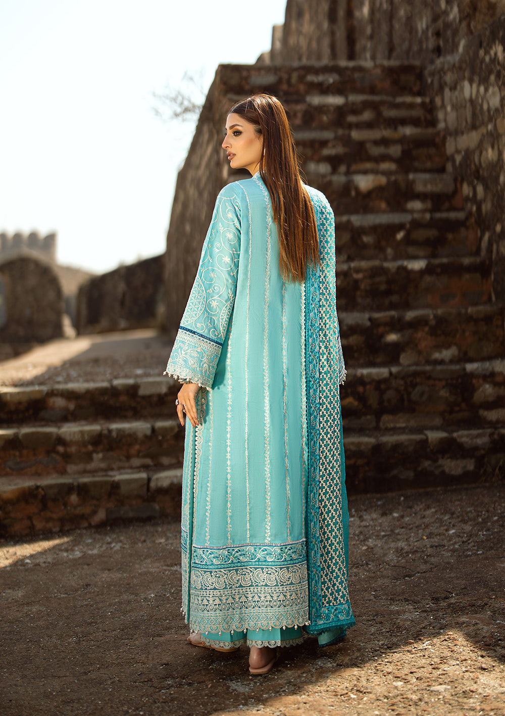 Aik Atelier | Pardes Lawn 24 | LOOK 03 - by - Libasekhas UK - Registered Vendor of : Aik Atelier - 100% Original Designer Dresss