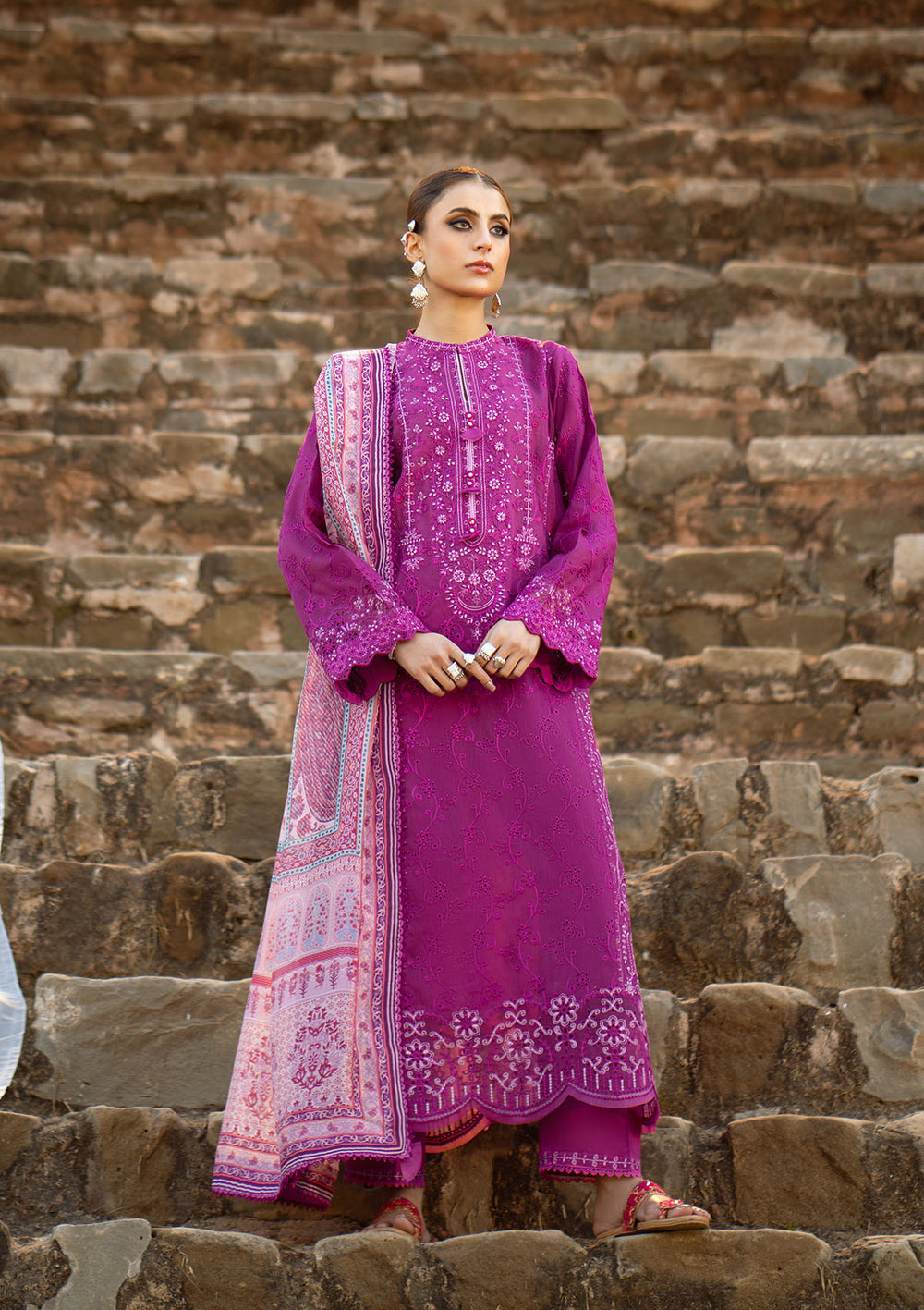 Aik Atelier | Pardes Lawn 24 | LOOK 04 - by - Libasekhas UK - Registered Vendor of : Aik Atelier - 100% Original Designer Dresss