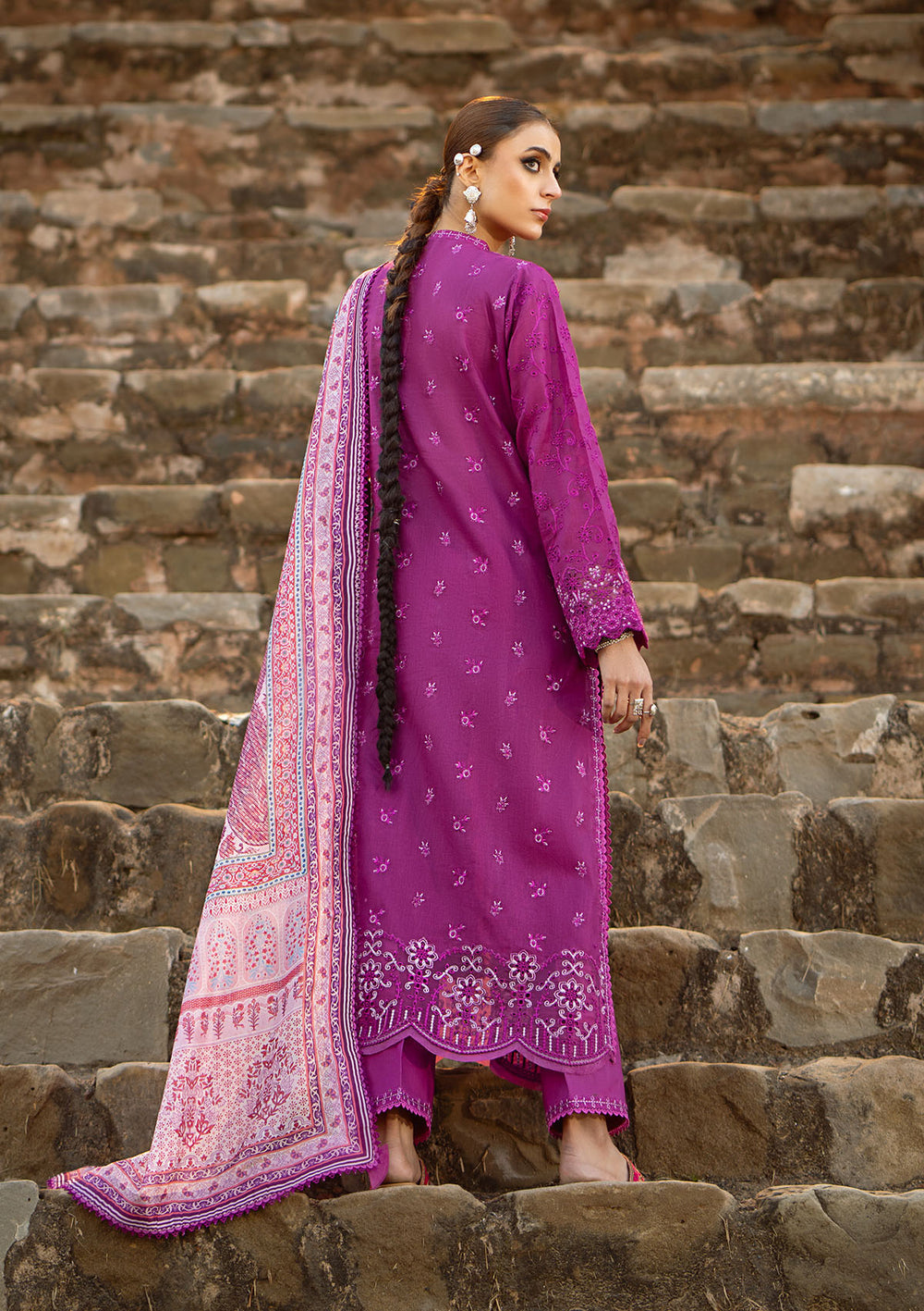 Aik Atelier | Pardes Lawn 24 | LOOK 04 - by - Libasekhas UK - Registered Vendor of : Aik Atelier - 100% Original Designer Dresss