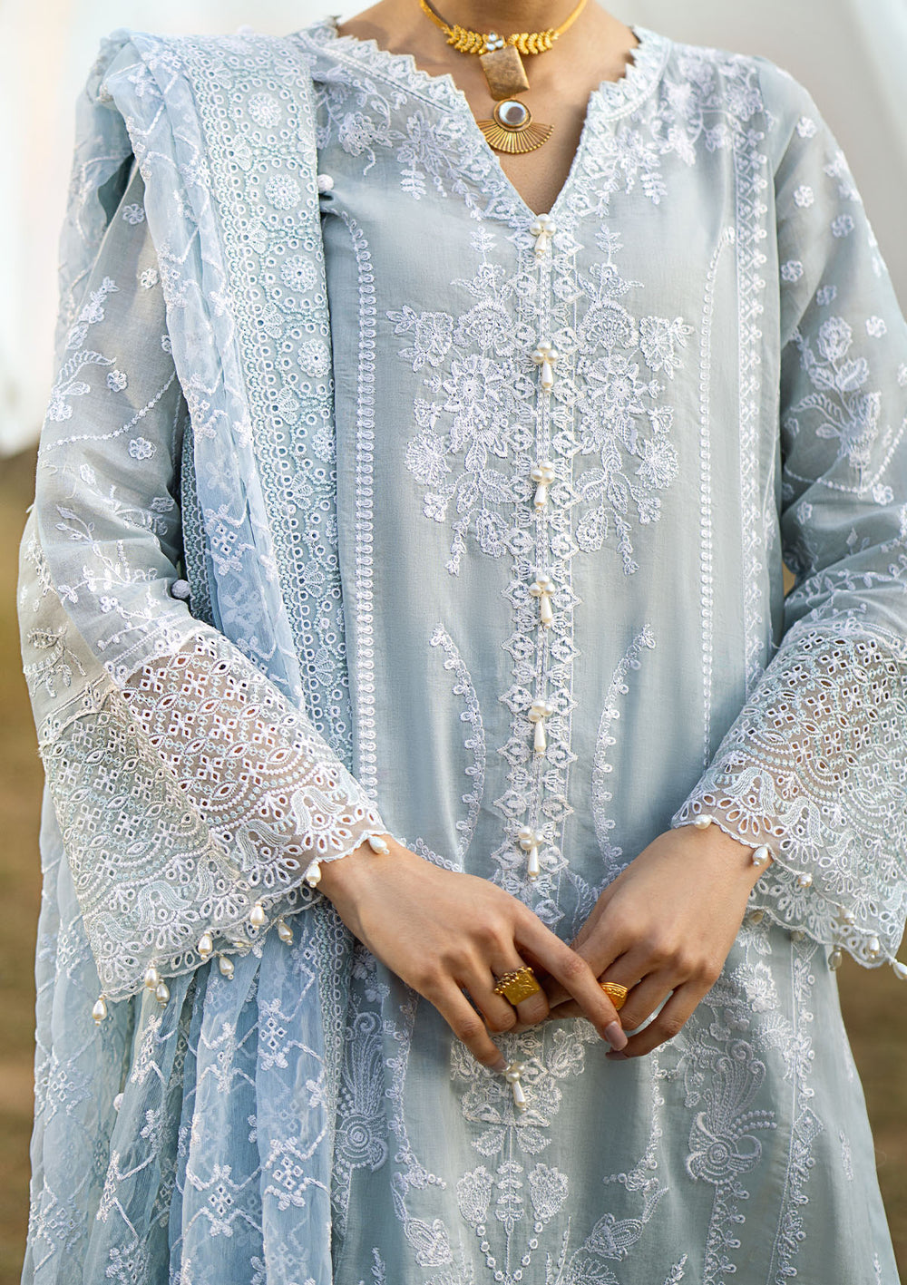 Aik Atelier | Pardes Lawn 24 | LOOK 05 - by - Libasekhas UK - Registered Vendor of : Aik Atelier - 100% Original Designer Dresss