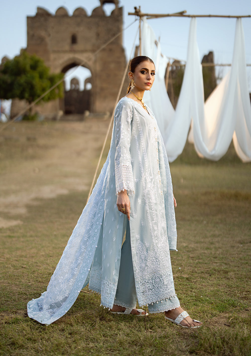 Aik Atelier | Pardes Lawn 24 | LOOK 05 - by - Libasekhas UK - Registered Vendor of : Aik Atelier - 100% Original Designer Dresss