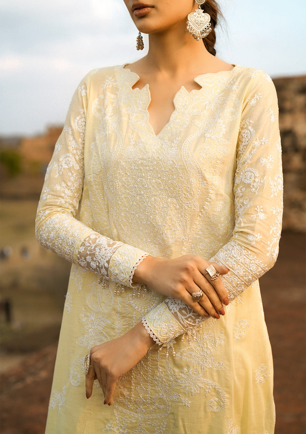 Aik Atelier | Pardes Lawn 24 | LOOK 06 - by - Libasekhas UK - Registered Vendor of : Aik Atelier - 100% Original Designer Dresss