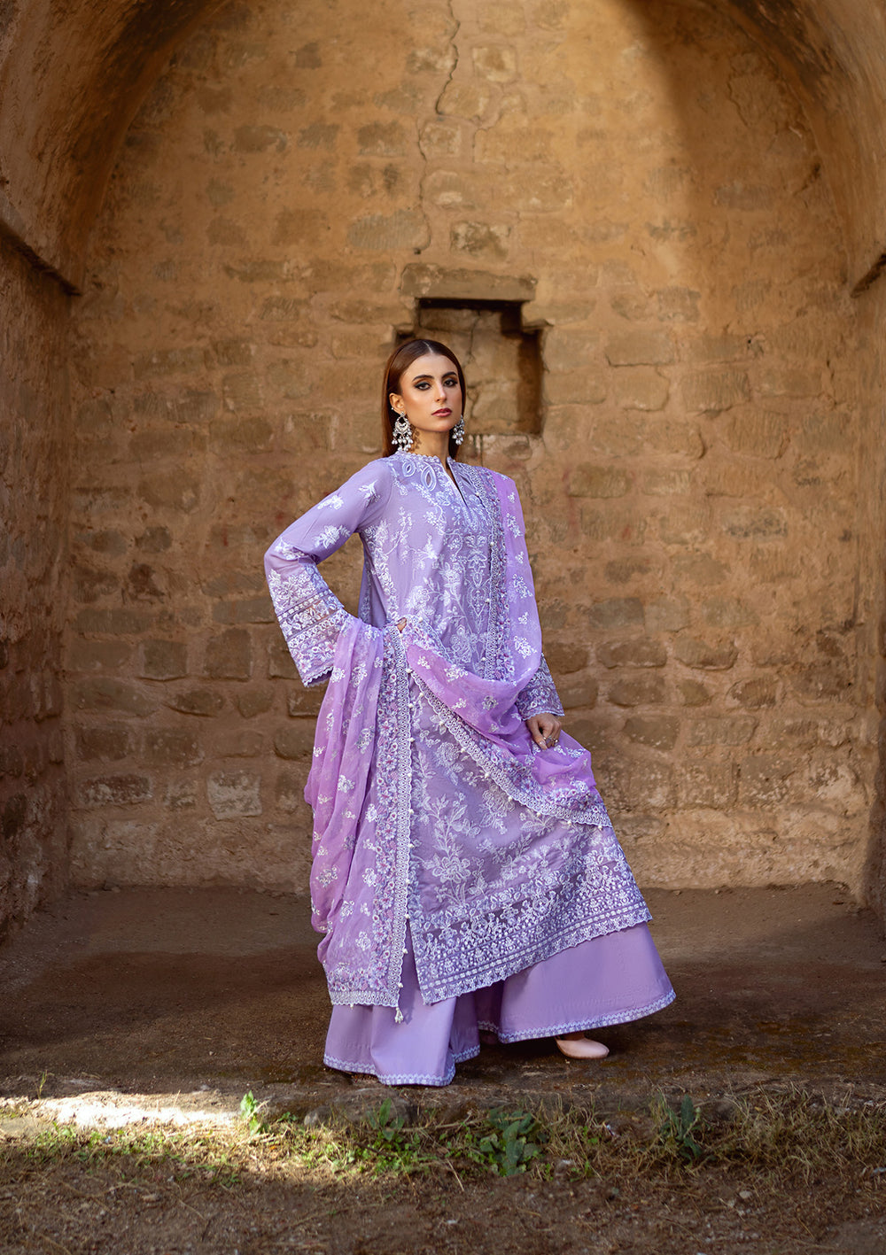 Aik Atelier | Pardes Lawn 24 | LOOK 07 - by - Libasekhas UK - Registered Vendor of : Aik Atelier - 100% Original Designer Dresss