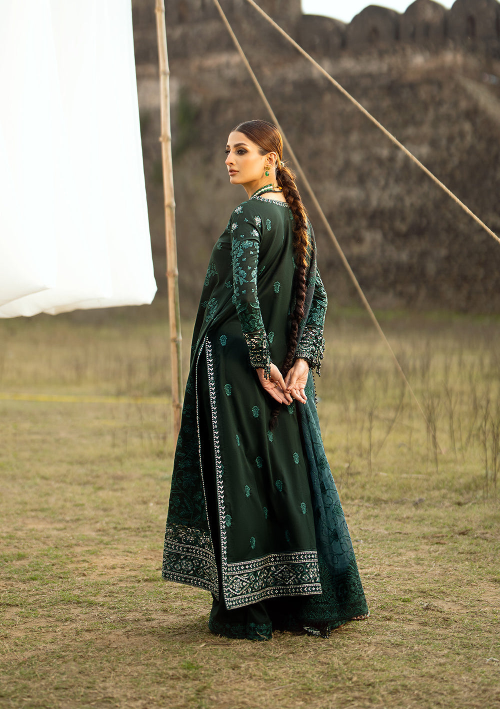 Aik Atelier | Pardes Lawn 24 | LOOK 10 - by - Libasekhas UK - Registered Vendor of : Aik Atelier - 100% Original Designer Dresss