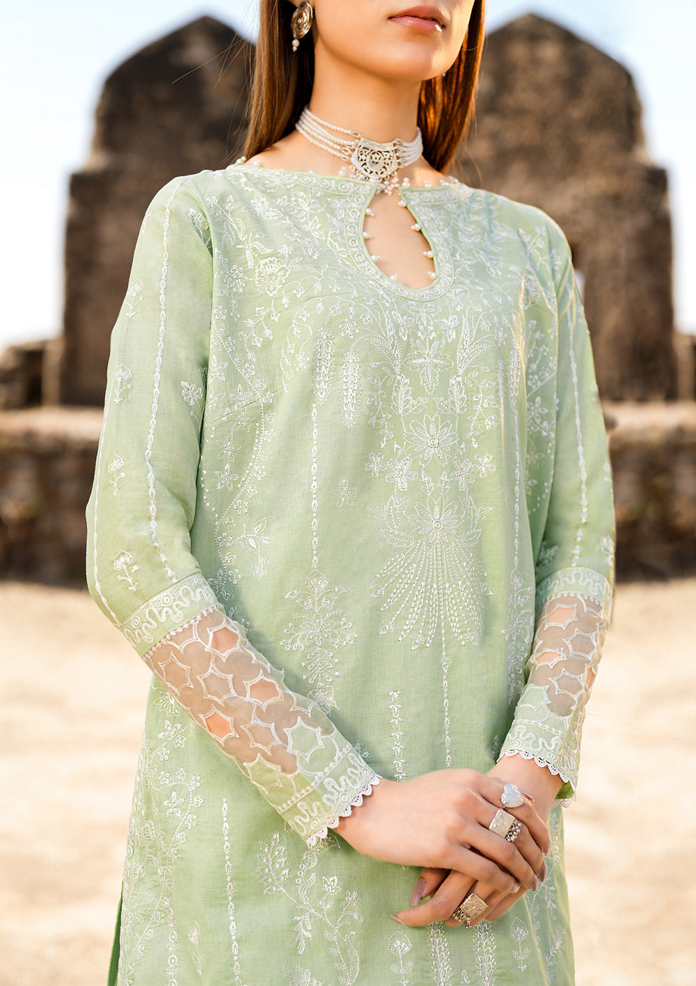 Aik Atelier | Pardes Lawn 24 | LOOK 02 - by - Libasekhas UK - Registered Vendor of : Aik Atelier - 100% Original Designer Dresss